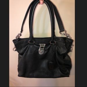 Black Michael Kors Hamilton Bag